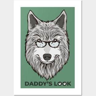 Alpha Wolf Daddy's Look for father's day gift Posters and Art